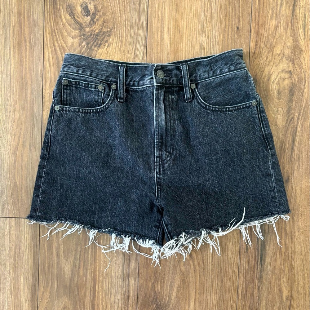 Madewell The Perfect Jean High Rise Short Black